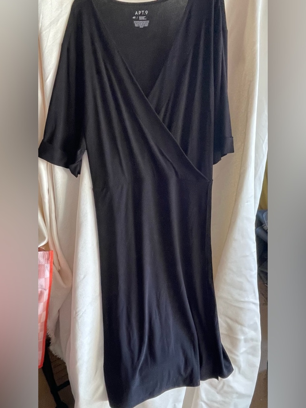Apt. 9 Black Knit Dress with Back Ties
